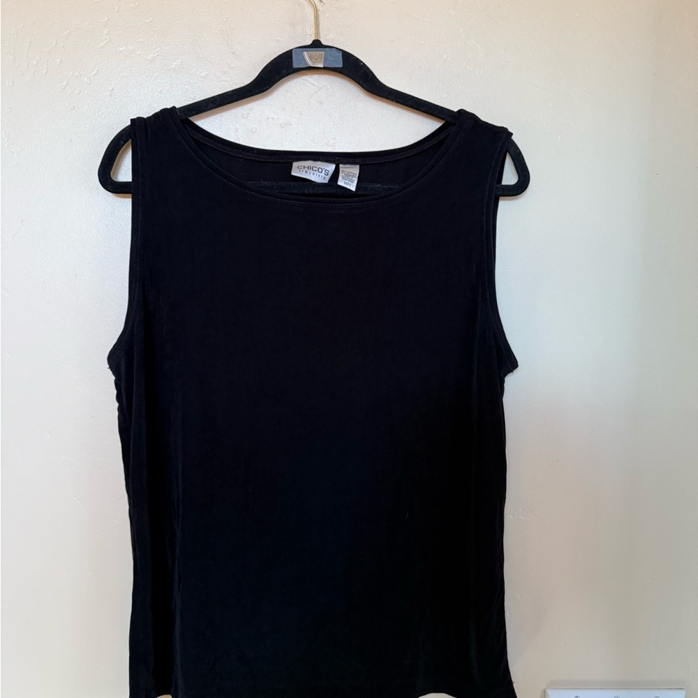 Chico's Classic Black Tank Top XL